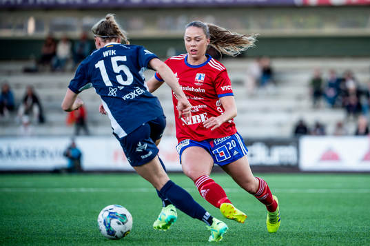 Vittsjös Hanna Ekengren mot FC Rosengårds Jessica Wik