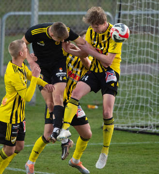 IFK Hässleholms Hugo Arvidsson i matchen i division 2