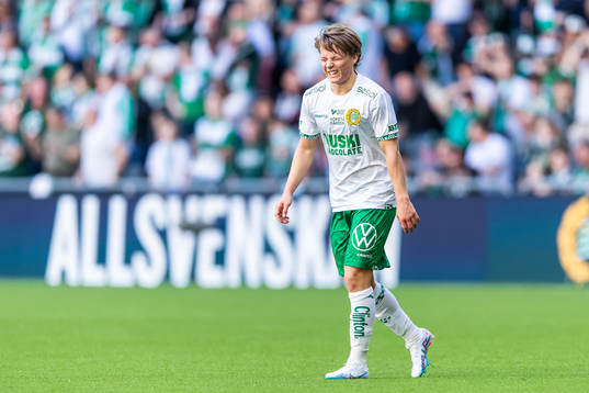 Hammarbys August Mikkelsen deppar