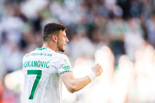Hammarbys Viktor Djukanovic jublar