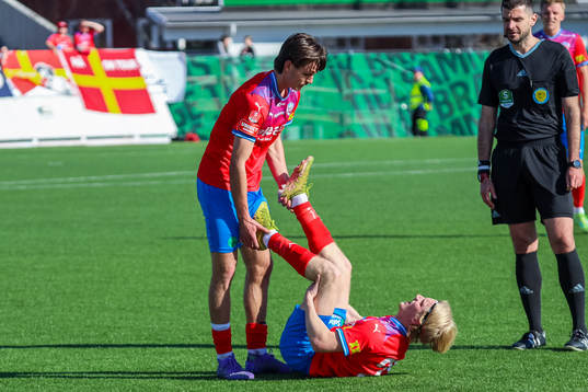 Helsingborgs Wilhelm Loeper och Victor Blixt
