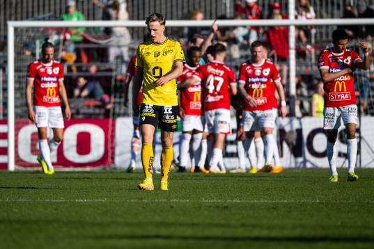 Elfsborgs Jeppe Møldrup Okkels deppar