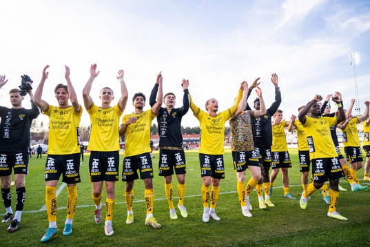 Elfsborgs spelare jublar
