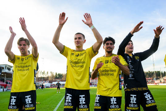 Elfsborgs spelare jublar