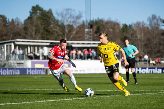 Degerfors Rasmus Örqvist och Elfsborgs Jeppe Møldrup
