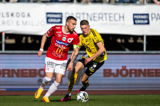 Degerfors Christos Gravius och Elfsborgs Alexander