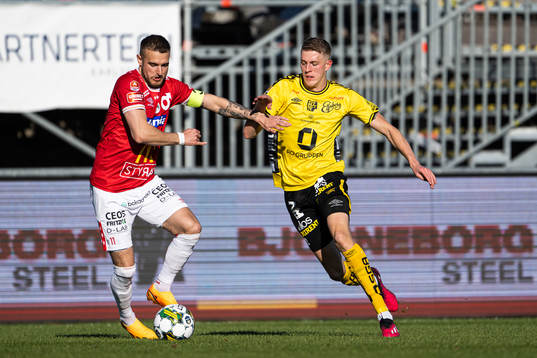 Degerfors Christos Gravius och Elfsborgs Alexander