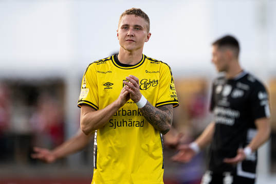 Elfsborgs Sebastian Holmen jublar