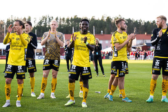 Elfsborgs Michael Baidoo jublar