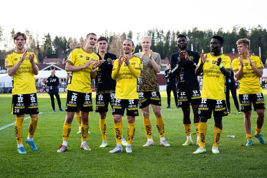 Elfsborgs spelare jublar