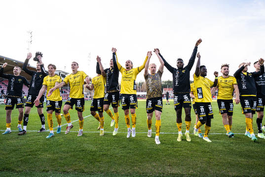Elfsborgs spelare jublar