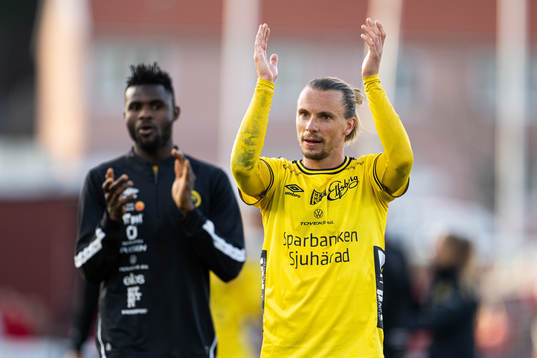 Elfsborgs Niklas Hult jublar