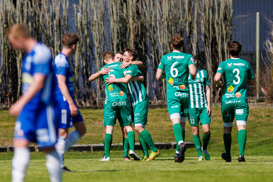 Vinbergs spelare jublar