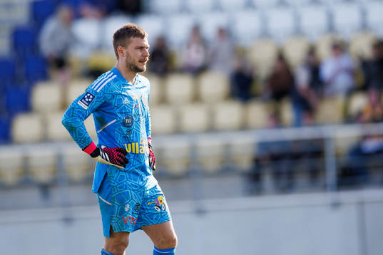 Falkenbergs målvakt Anton Andersson