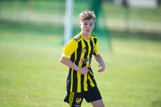 IFK Hässleholm Noah Flink i matchen i U17 mellan IFK
