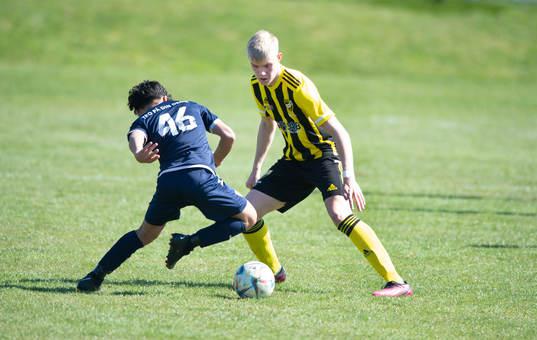 IFK Hässleholms Linus Roslund  i matchen i U17 mellan IFK