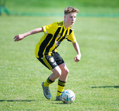 IFK Hässleholm Noah Flink i matchen i U17 mellan IFK
