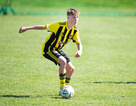 IFK Hässleholm Noah Flink i matchen i U17 mellan IFK