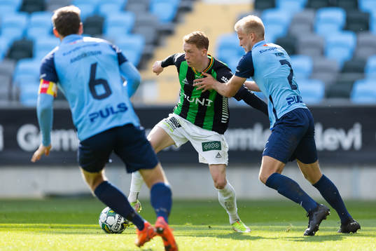 GAIS Julius Lindberg och Landskronas Johan Rapp
