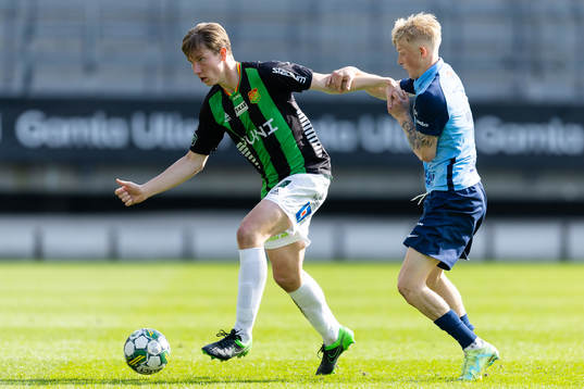 GAIS Robin Frej och Landskronas Melker Widell