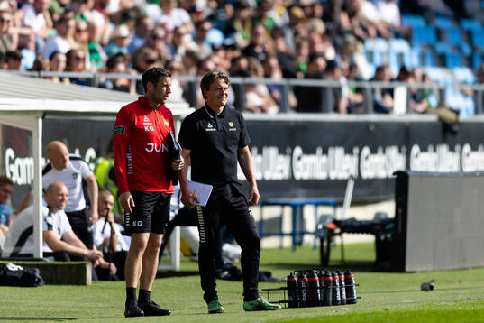 GAIS assisterande tränare Kenneth Gustafsson och tränare