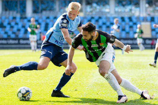 Landskronas Johan Rapp och GAIS Mervan Celik