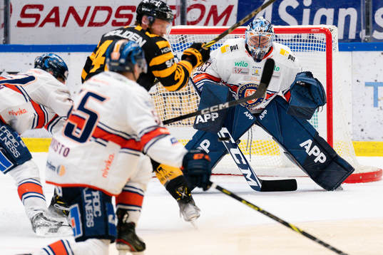 Växjös målvakt Emil Larmi