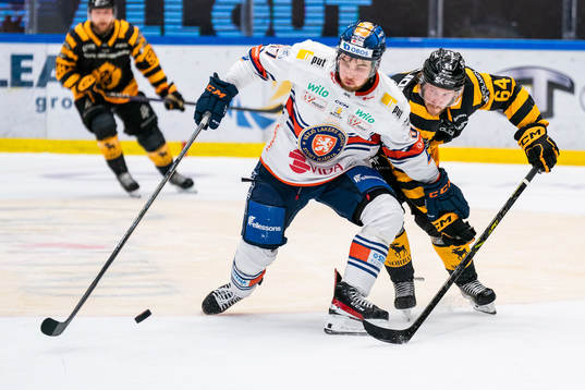 Växjös Glenn Gustafsson och Skellefteås Jonathan Pudas