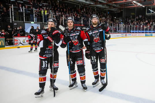Nybros Oliver Olsson, Hannes Johansson och Simon Ericsson
