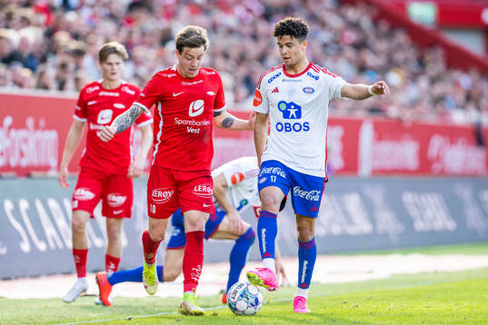 Frederik Lindbøg Børsting of Brann and Jacob Dicko of