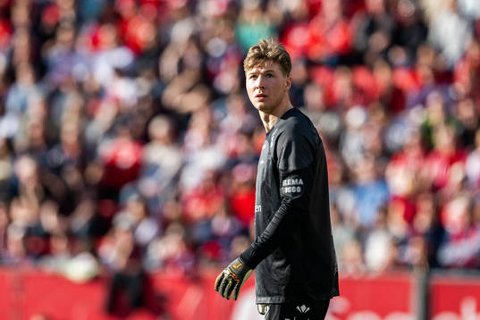 goalkeeper Mathias Dyngeland of Brann