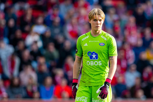 Goalkeeper Magnus Smelhus Sjøeng of Vålerenga