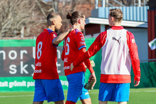 Helsingborgs Sumar Almadjed och Ervin Gigovic deppar
