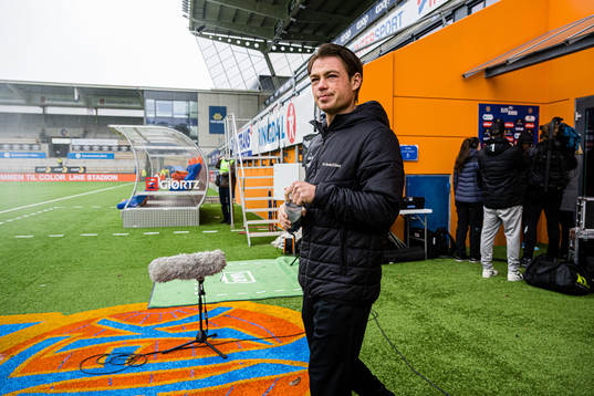 Patrick Berg of Bodø/Glimt arrives