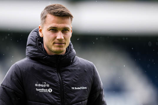 Odin Bjørtuft of Bodø/Glimt arrives