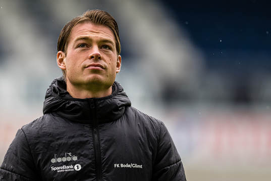 Patrick Berg of Bodø/Glimt arrives