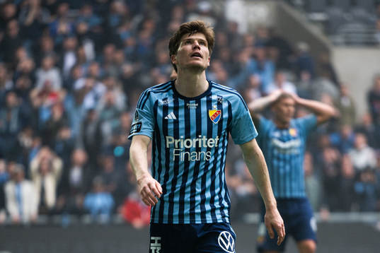 Djurgårdens Oliver Berg deppar