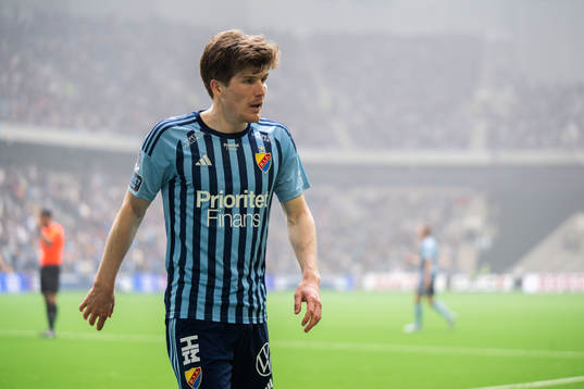 Djurgårdens Oliver Berg deppar