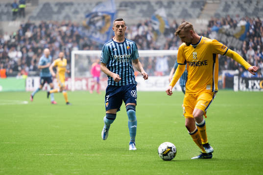 Djurgårdens Haris Radetinac och IFK Göteborgs Sebastian