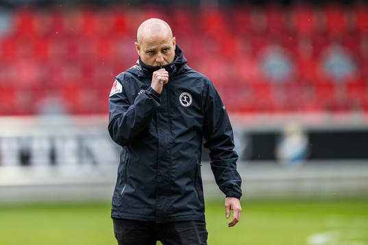 Örebros tränare Rickard Johansson deppar