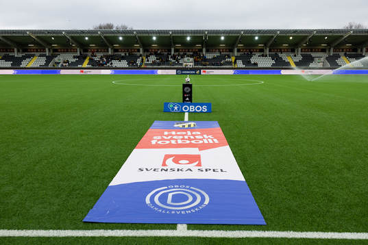 Bravida Arena innan fotbollsmatchen i Damallsvenskan mellan