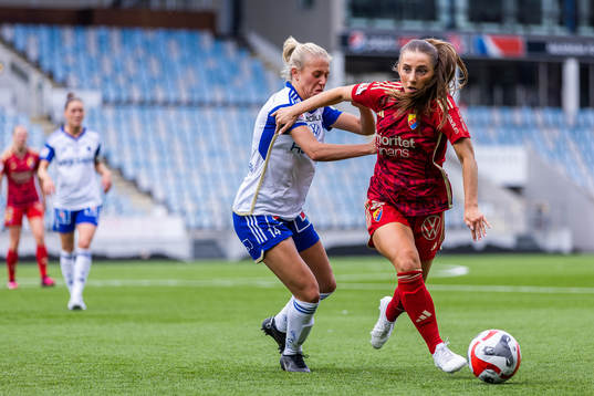 IFK Norrköpings Elsa Burvall och Djurgårdens Tilde