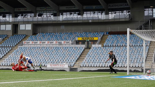 Mål 1-0 av IFK Norrköpings Wilma Leidhammar förbi