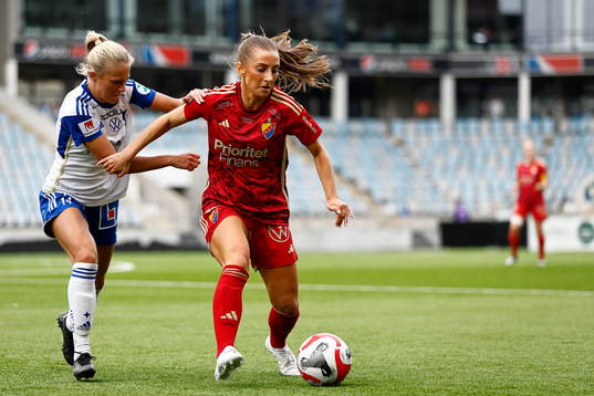 Djurgårdens Tilde Lindwall och IFK Norrköpings Elsa