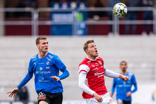 <Halmstads Viktor Granath och Kalmars Lars Saetra