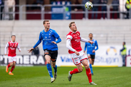 Halmstads Viktor Granath och Kalmars Lars Saetra
