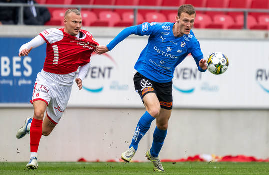 Kalmars Rasmus Sjöstedt mot Halmstads Viktor Granath