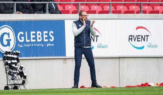 Halmstads tränare Magnus Haglund