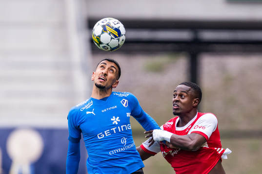 Halmstads Amir Al-Ammari och Kalmars Nahom Girmai Netabay