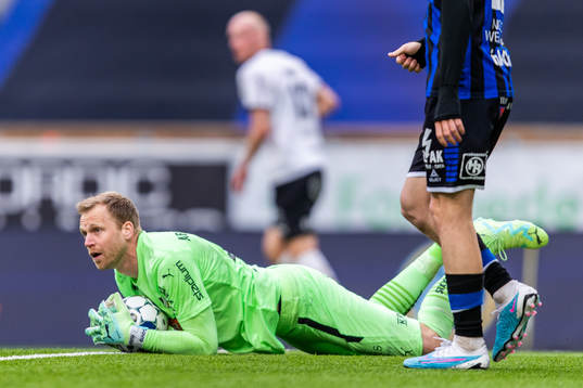 Häckens målvakt Peter Abrahamsson